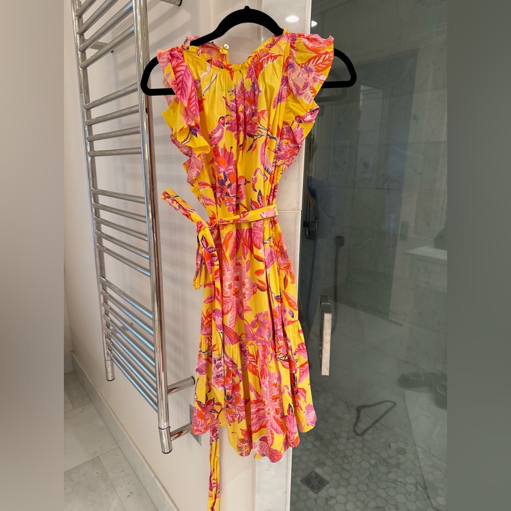 Banjanan Yellow and Pink Dress Size XS